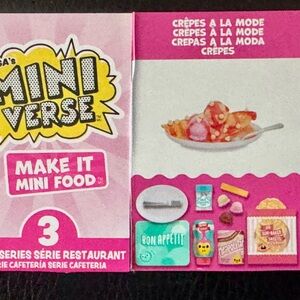 Crêpes à la mode diner series 3
Miniverse make it mini food dinner